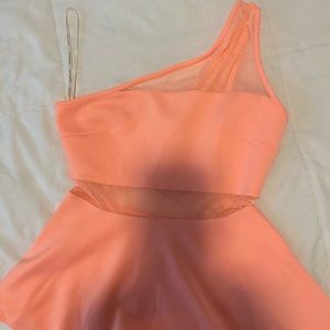 Women small one shoulder blouse .